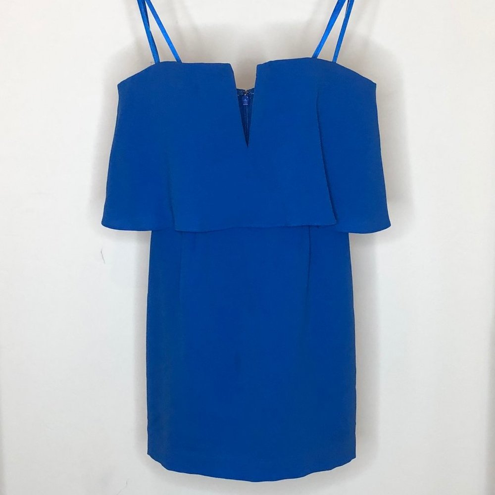 BCBGMaxazria Strapless 'Kate' Overlay Dress